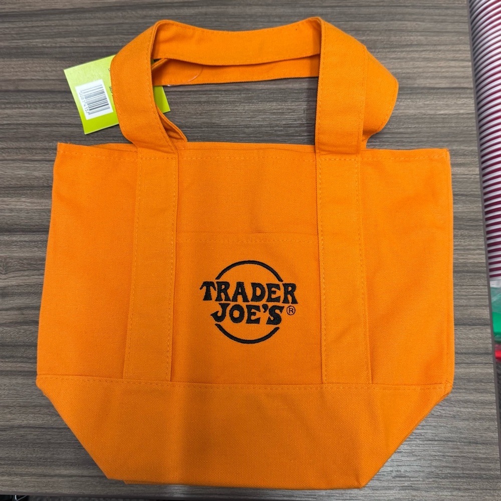 Trader Joe's Orange Tote Bag